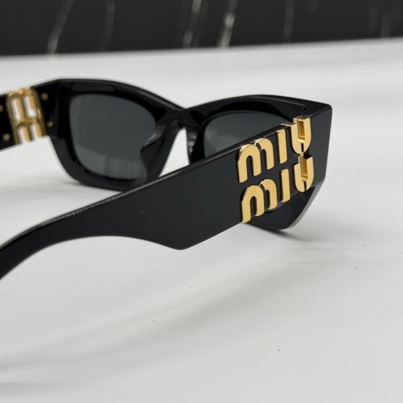 NEW SMU 09W 1AB5S0 MIU MIU BLACK MU09WS 1AB5S0 WOMEN MU 09WS 1AB5S0 SUNGLASSES main image 11